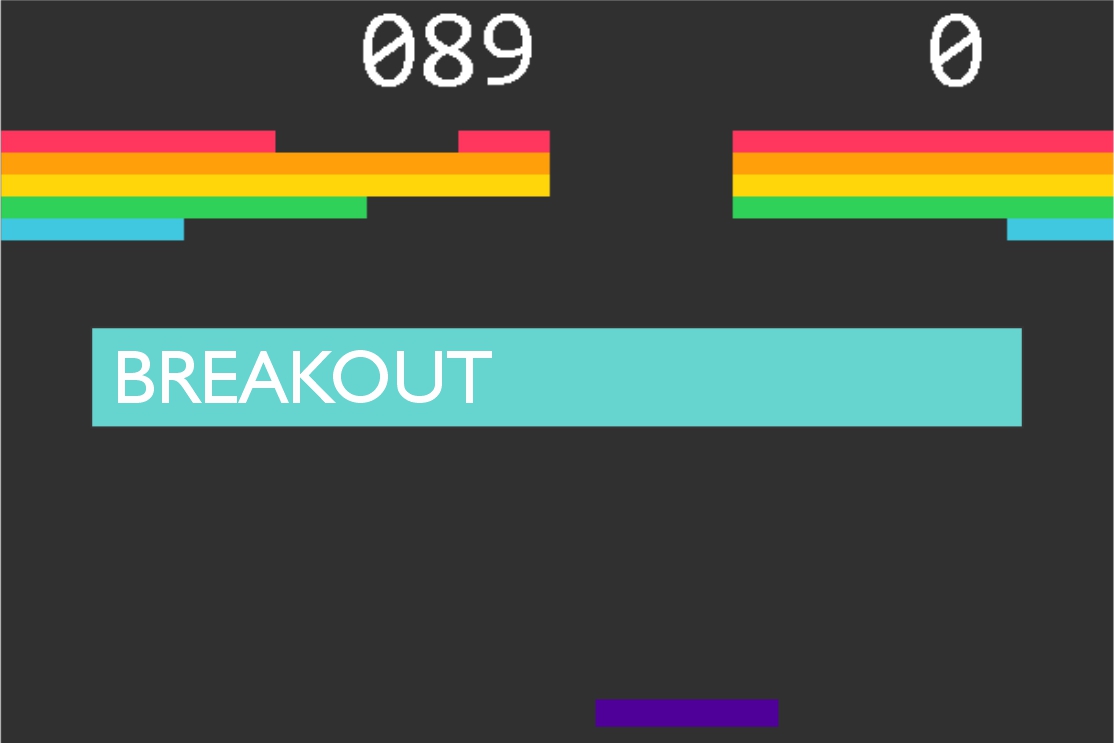 Atari breakout game